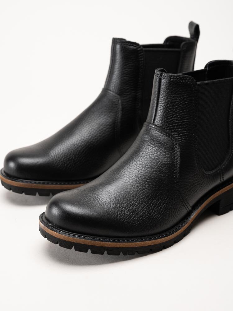 Ecco - Elaina - Svarta chelsea boots i skinn