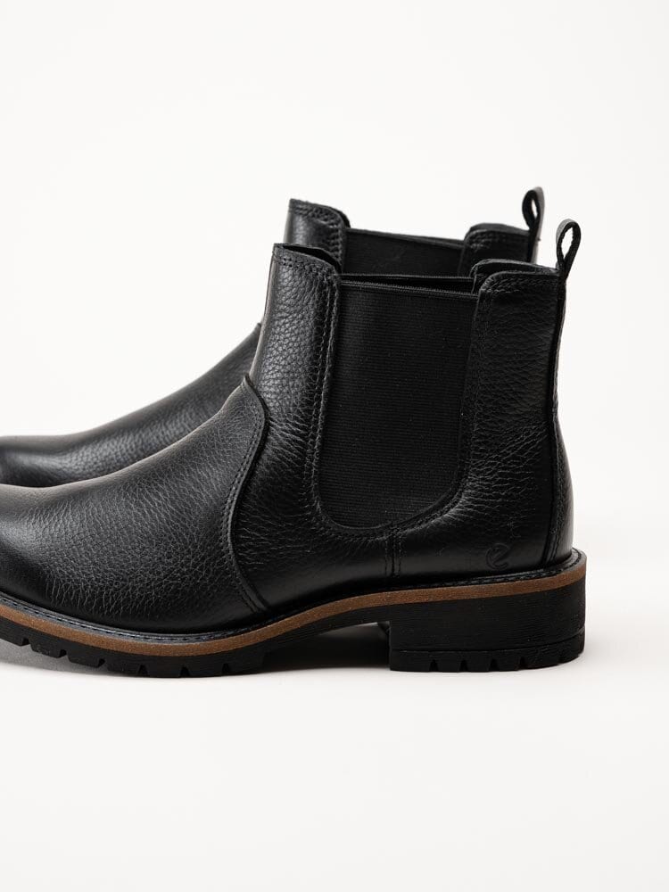 Ecco - Elaina - Svarta chelsea boots i skinn