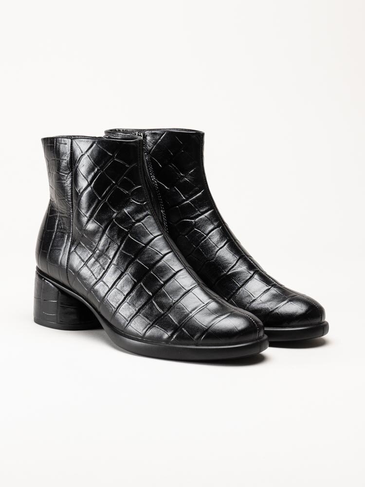 Ecco - Sculpted Lx 35 Mid Cut - Svarta boots i skinn