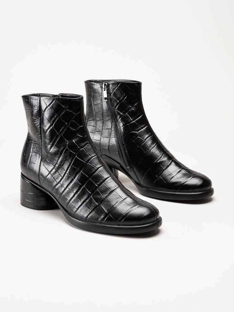 Ecco - Sculpted Lx 35 Mid Cut - Svarta boots i skinn