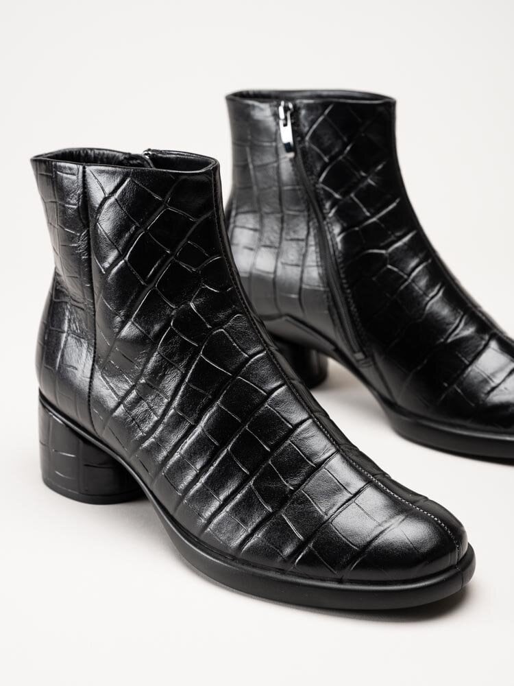 Ecco - Sculpted Lx 35 Mid Cut - Svarta boots i skinn