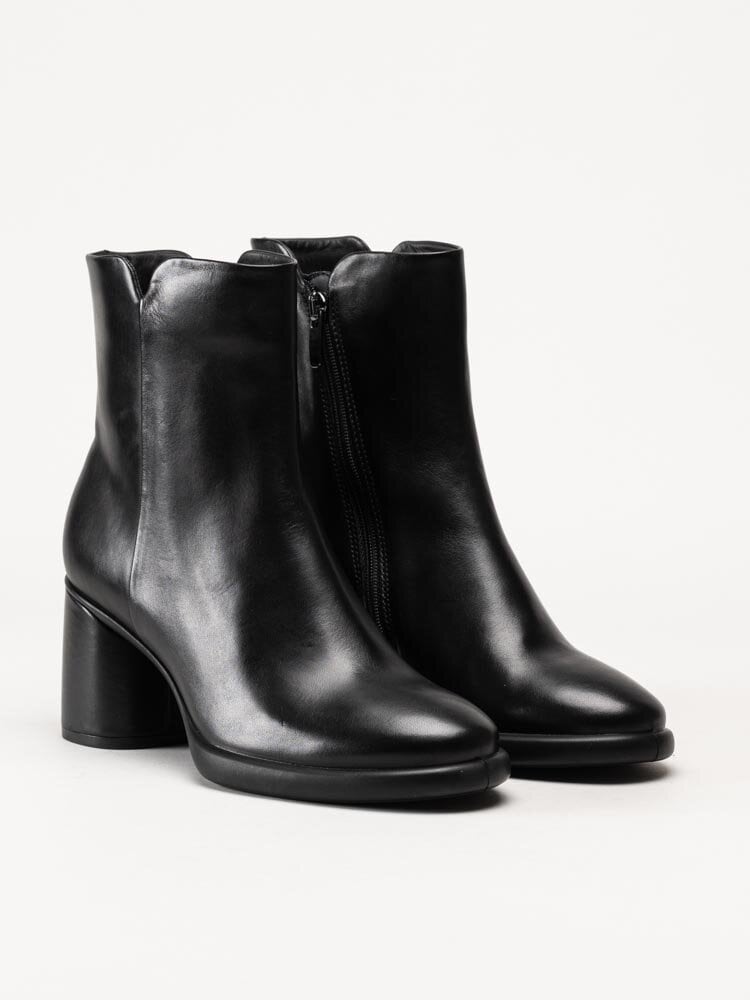 Ecco - Sculpted Lx 55 Ankle - Svarta boots i skinn