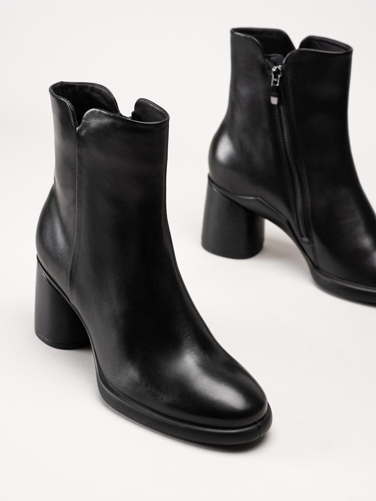 Ecco - Sculpted Lx 55 Ankle - Svarta boots i skinn