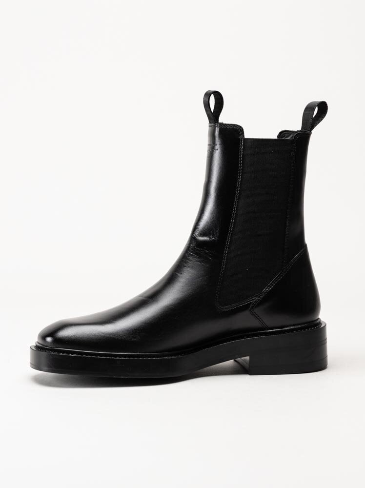 Gant Footwear - Fallwi - Svarta chelsea boots i skinn