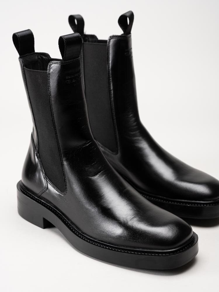 Gant Footwear - Fallwi - Svarta chelsea boots i skinn