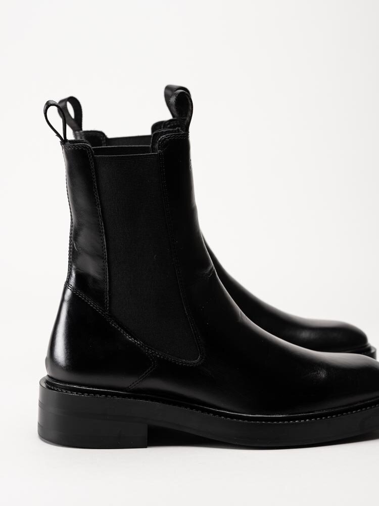 Gant Footwear - Fallwi - Svarta chelsea boots i skinn