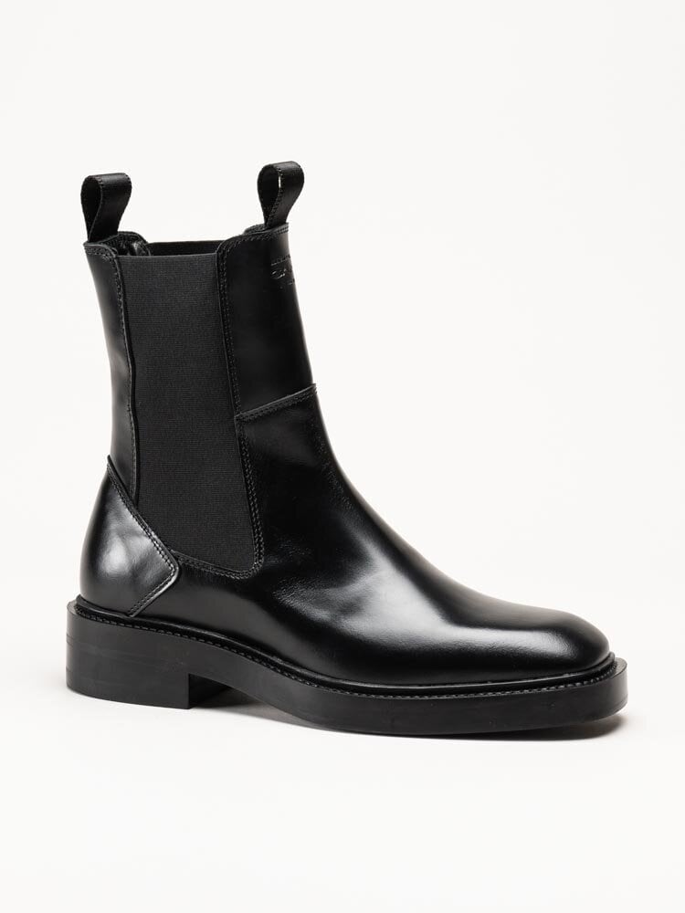 Gant Footwear - Fallwi - Svarta chelsea boots i skinn