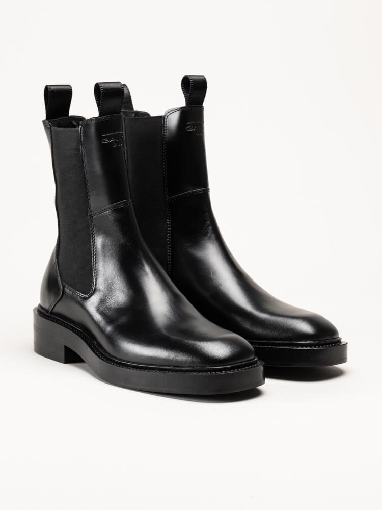 Gant Footwear - Fallwi - Svarta chelsea boots i skinn