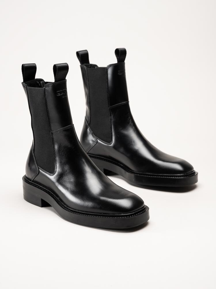 Gant Footwear - Fallwi - Svarta chelsea boots i skinn