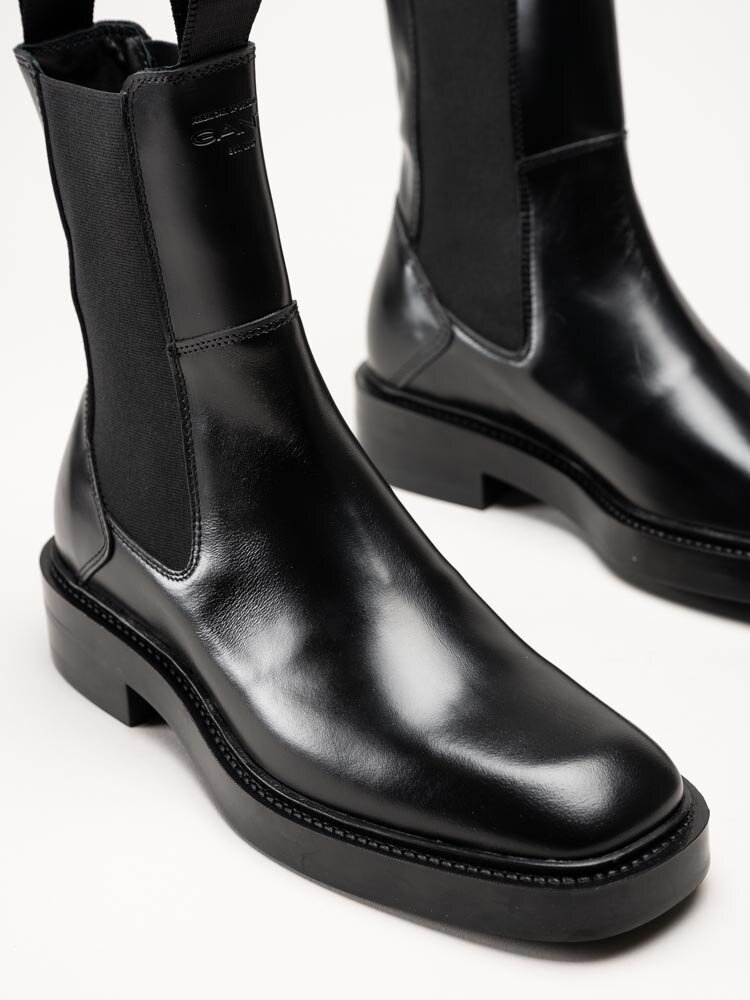 Gant Footwear - Fallwi - Svarta chelsea boots i skinn