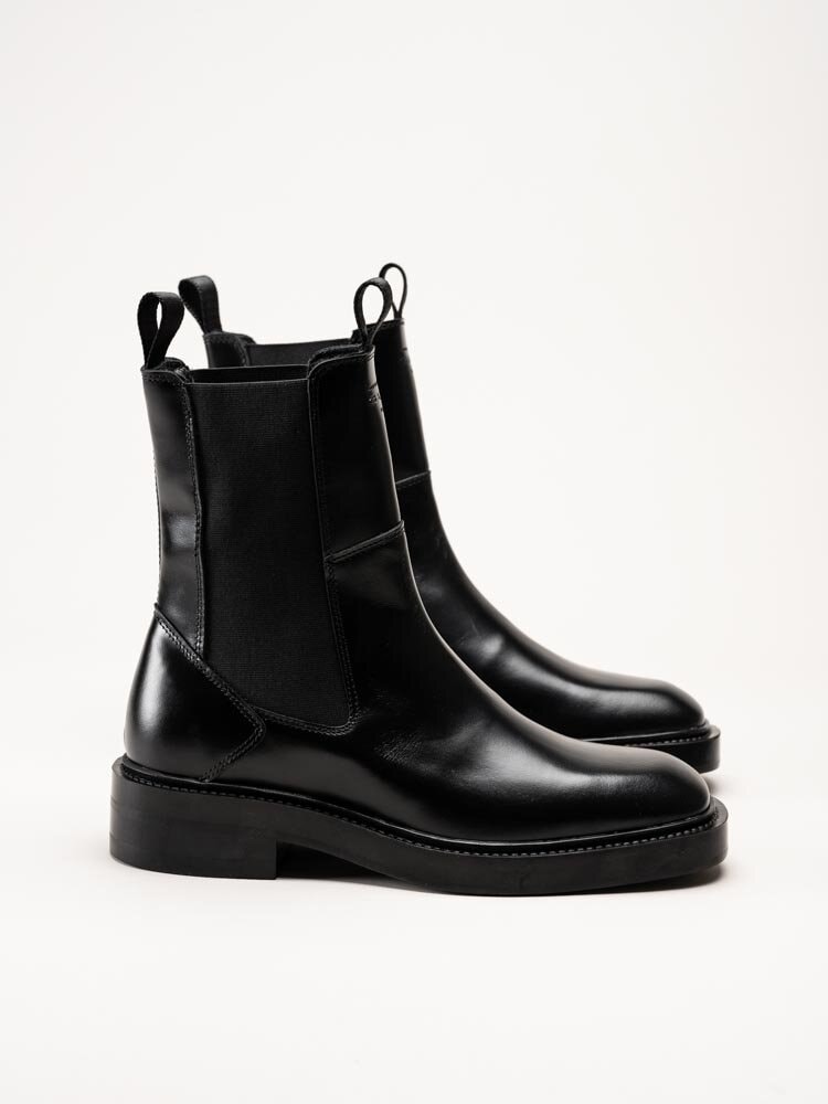 Gant Footwear - Fallwi - Svarta chelsea boots i skinn