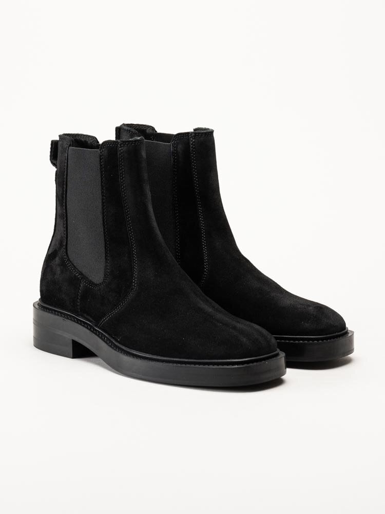 Gant Footwear - Fallwi - Svarta chelsea boots i mocka