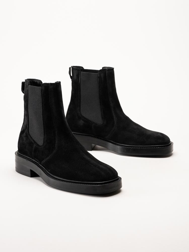 Gant Footwear - Fallwi - Svarta chelsea boots i mocka