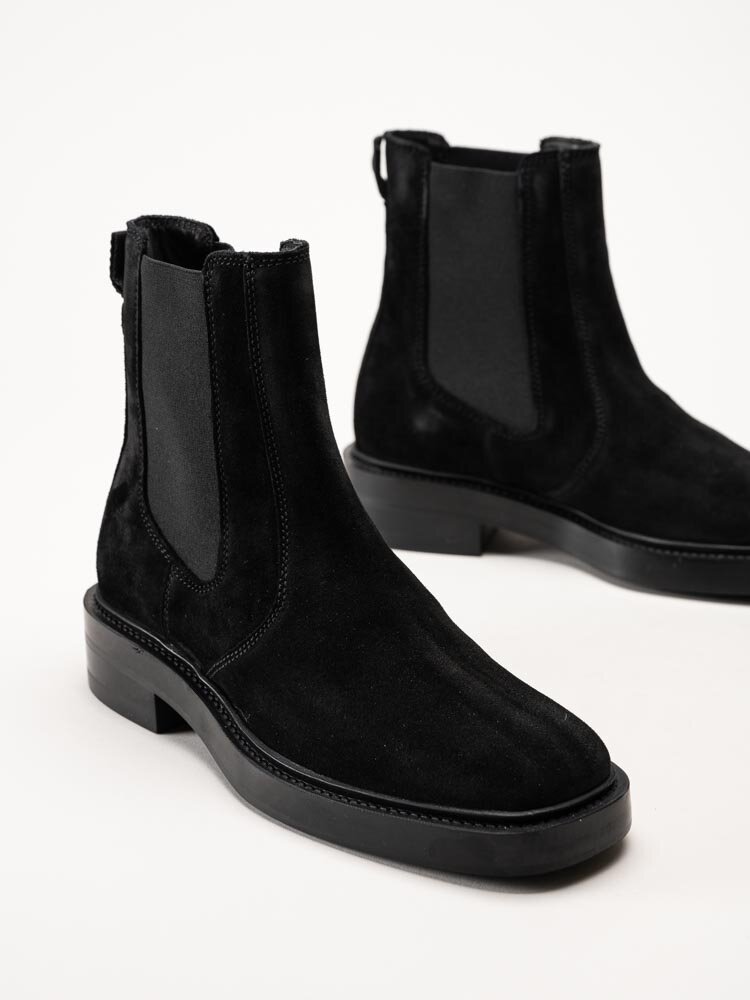 Gant Footwear - Fallwi - Svarta chelsea boots i mocka