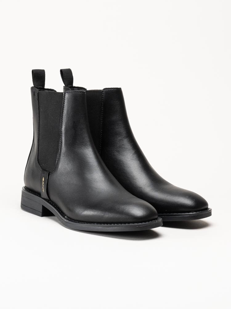 Gant Footwear - Fayy - Svarta chelsea boots i skinn