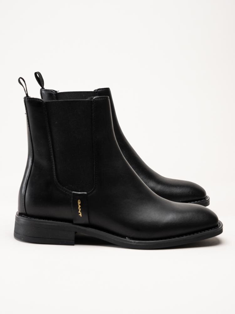 Gant Footwear - Fayy - Svarta chelsea boots i skinn