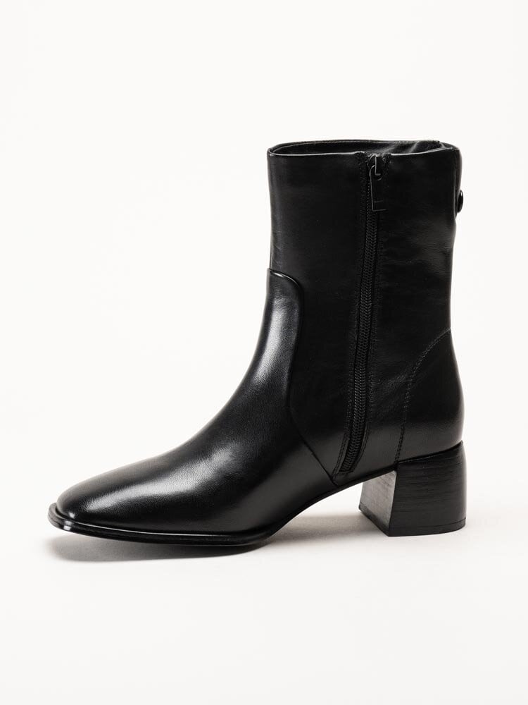 Gant Footwear - Gwenety - Svarta boots i skinn