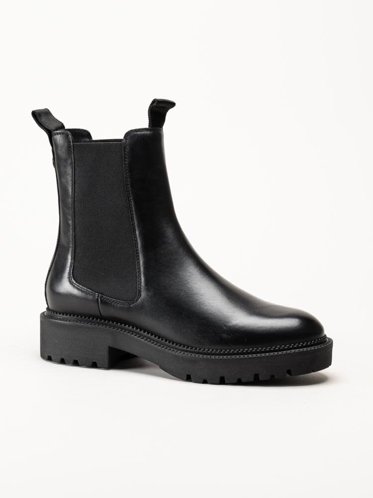 Gant Footwear - Kelliin - Svarta chelsea boots i skinn