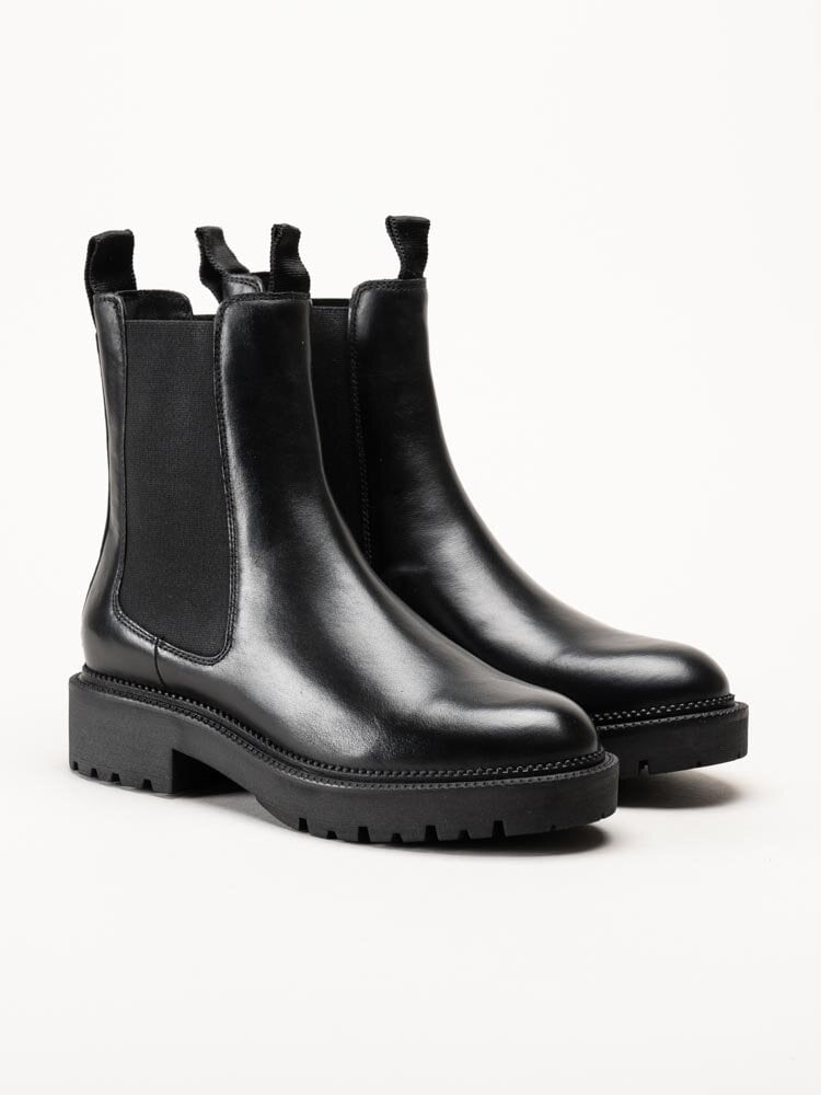 Gant Footwear - Kelliin - Svarta chelsea boots i skinn