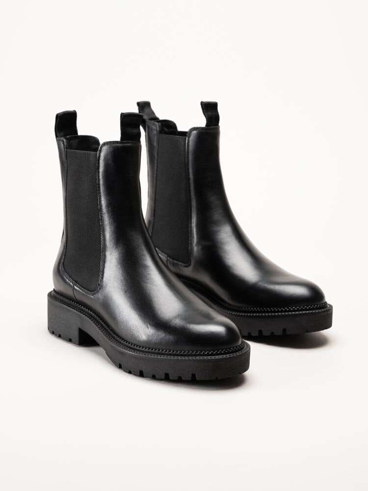 Gant Footwear - Kelliin - Svarta chelsea boots i skinn