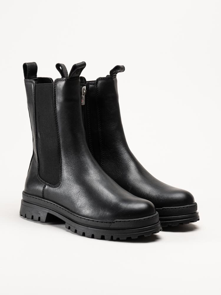 Canada Snow - Carlyle - Svarta chelsea boots i skinn