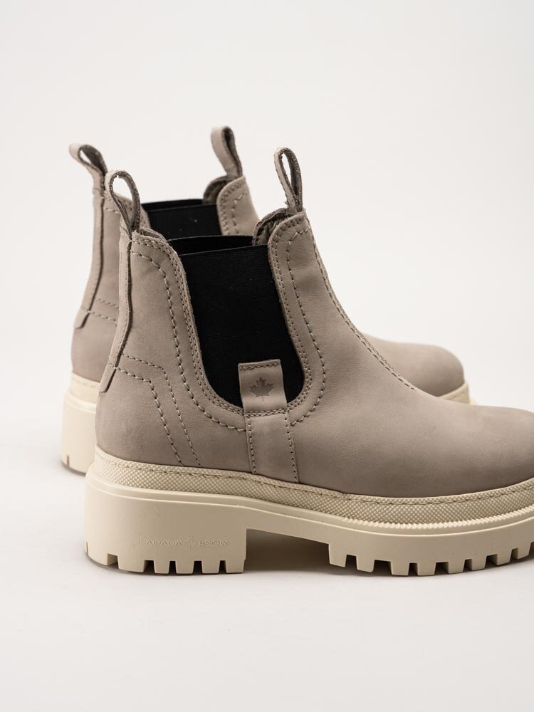 Canada Snow - Mount Crest - Beige chelsea boots i nubuck