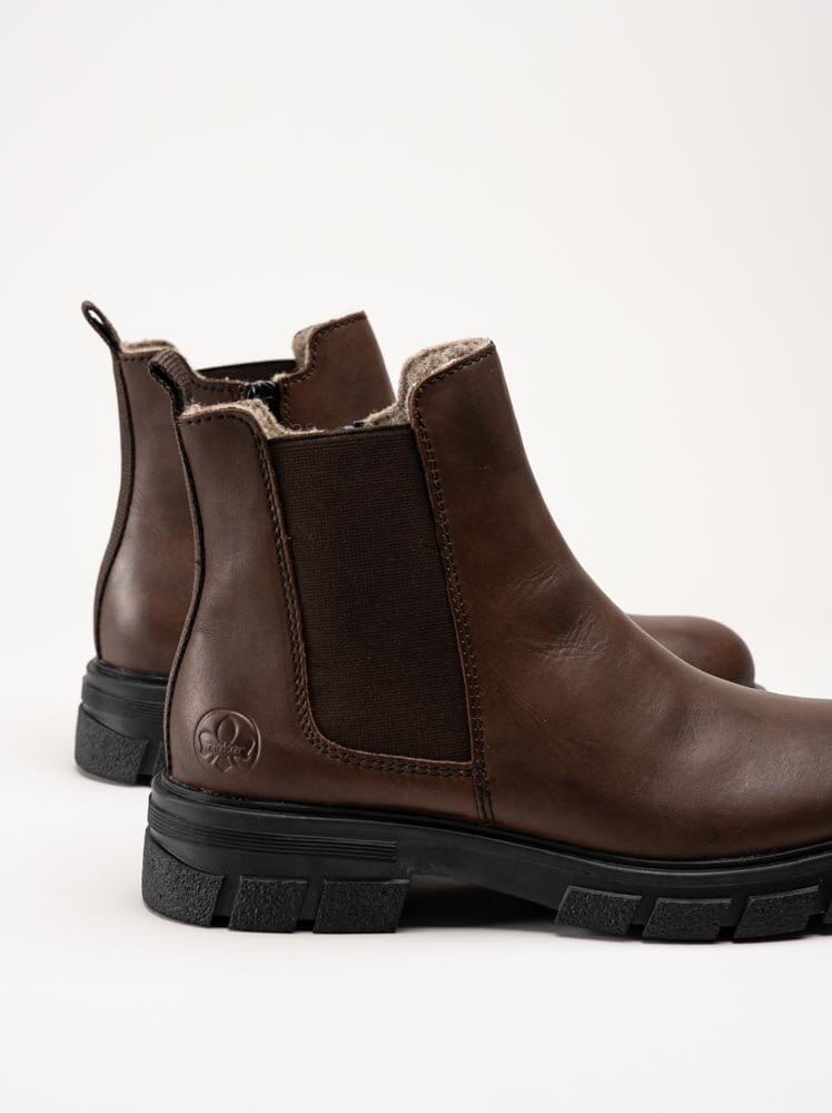 Rieker - Bruna chelsea boots i skinn