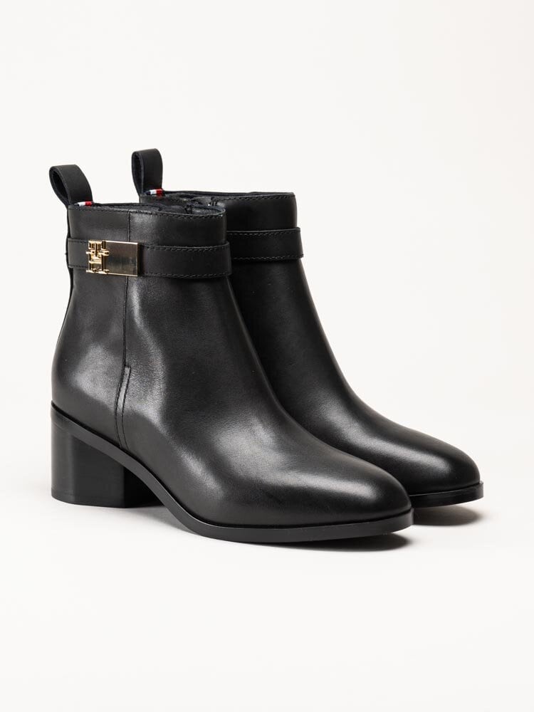 Tommy Hilfiger - Kerstin NH 2A - Svarta boots i skinn