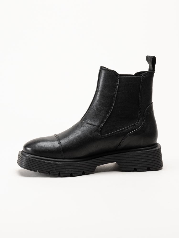 Ten Points - Mimmi - Svarta chelsea boots i skinn