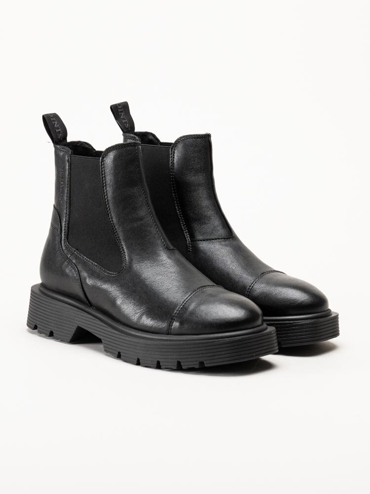 Ten Points - Mimmi - Svarta chelsea boots i skinn