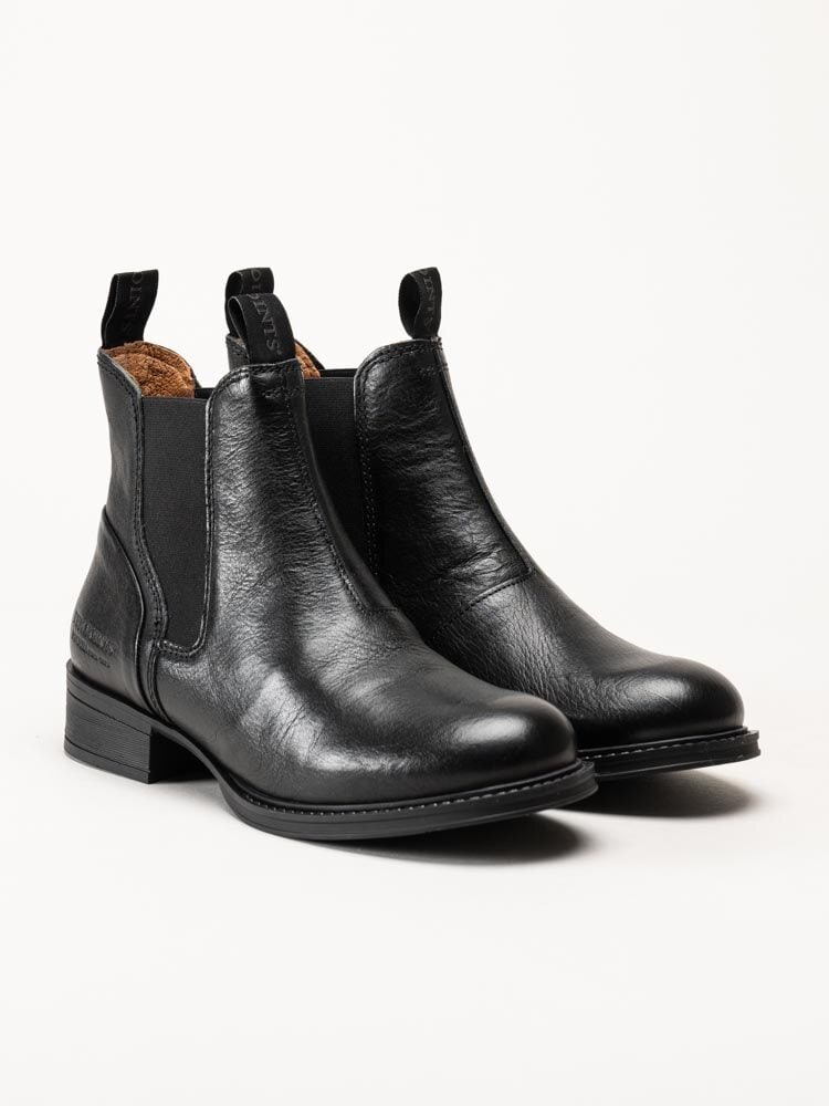 Ten Points - Pandora - Svarta chelsea boots i skinn