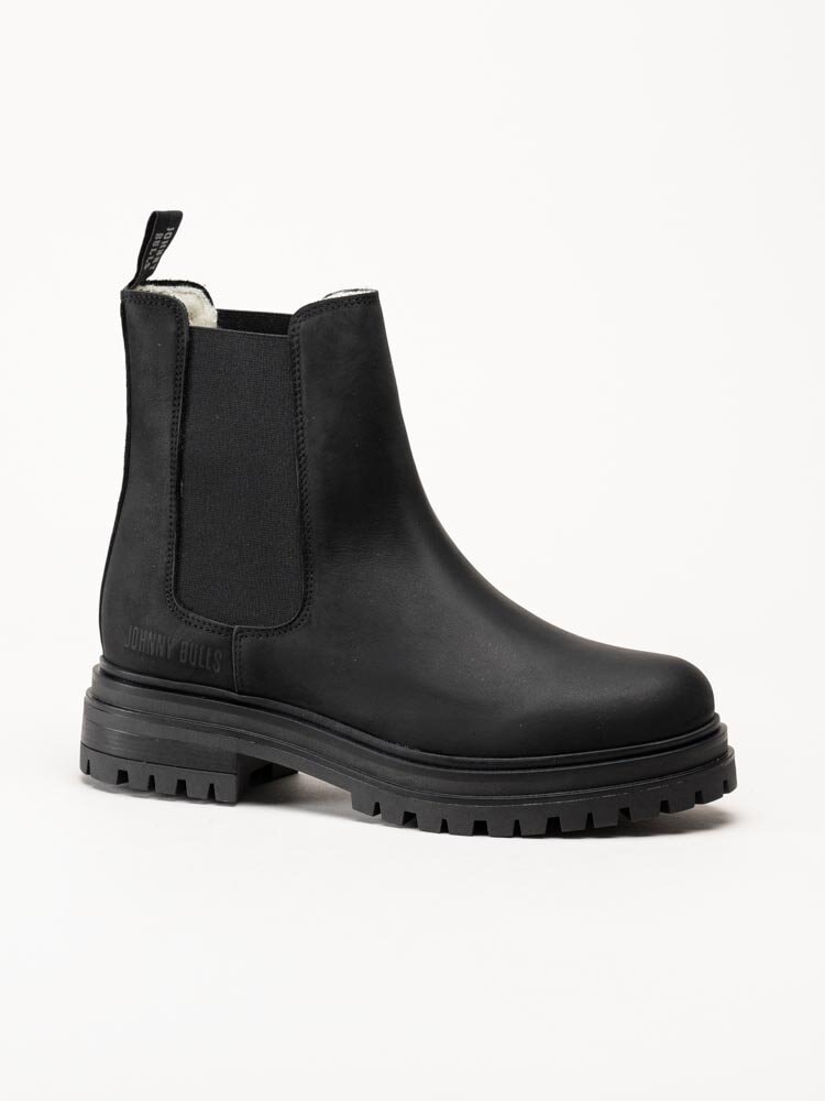 Johnny Bulls - Svarta ullfodrade chelsea boots