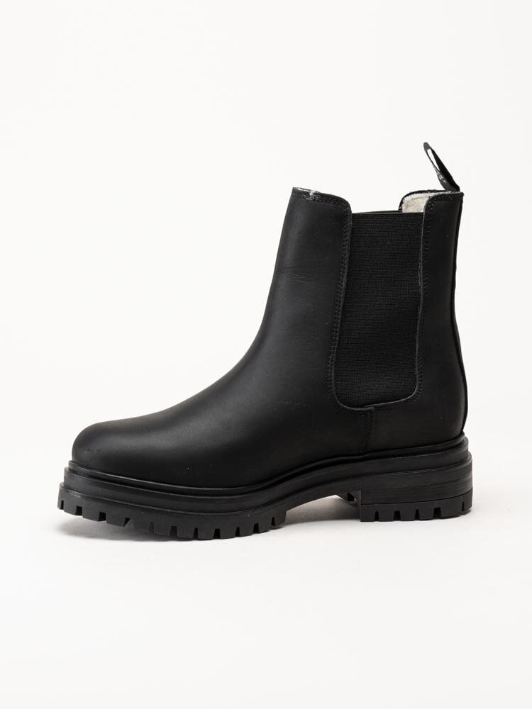 Johnny Bulls - Svarta ullfodrade chelsea boots