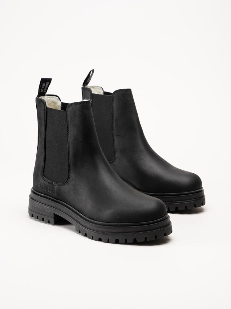 Johnny Bulls - Svarta ullfodrade chelsea boots