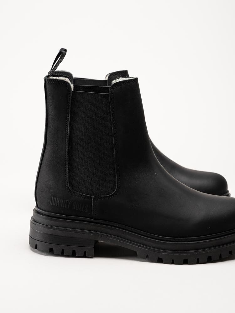 Johnny Bulls - Svarta ullfodrade chelsea boots