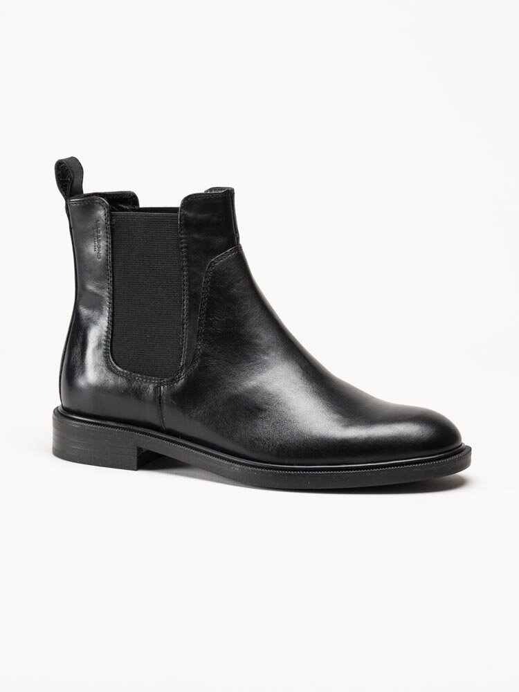 Vagabond - Amina - Svarta chelsea boots i skinn