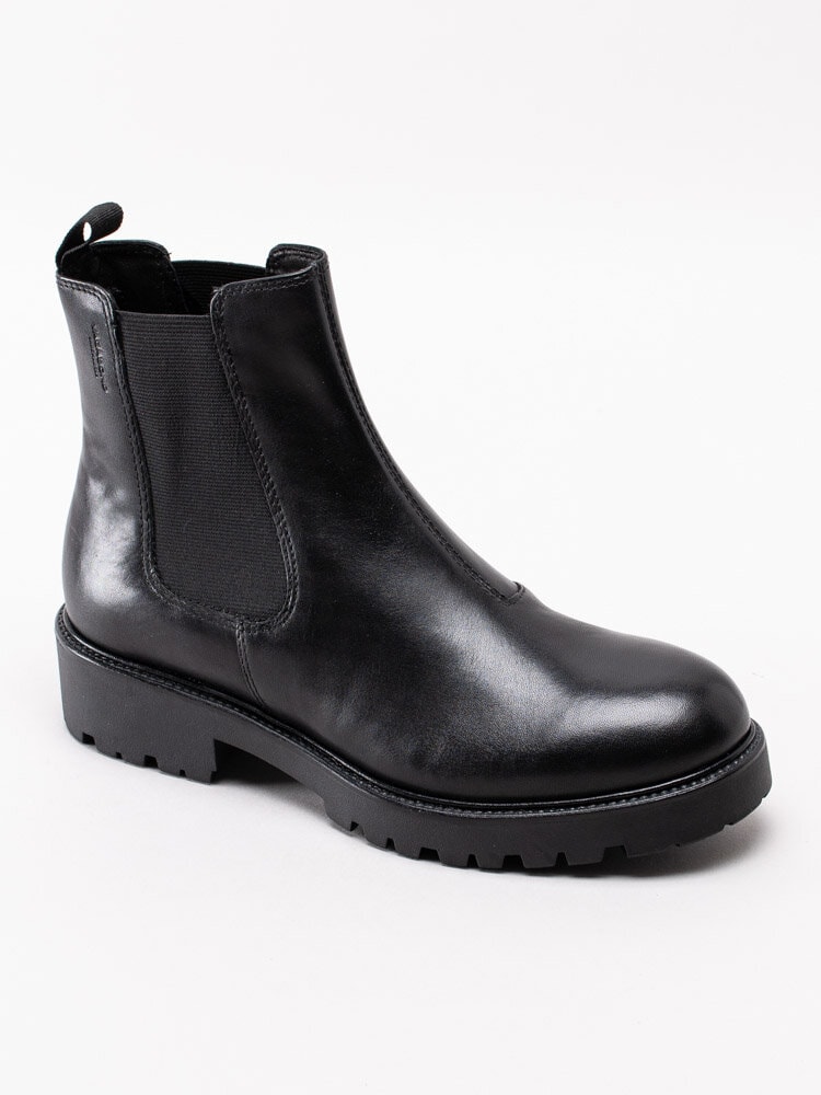 Vagabond - Kenova - Svarta chelsea boots med chunky sula