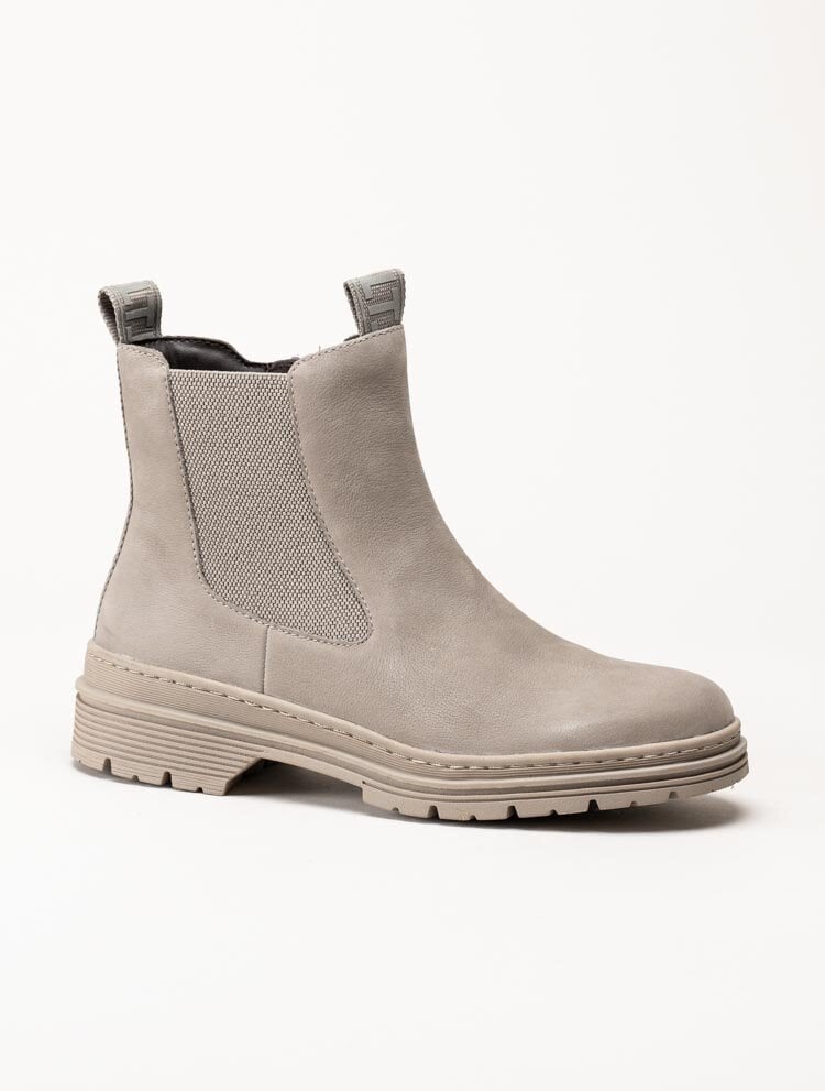 Tamaris - Grå chelsea boots i nubuck