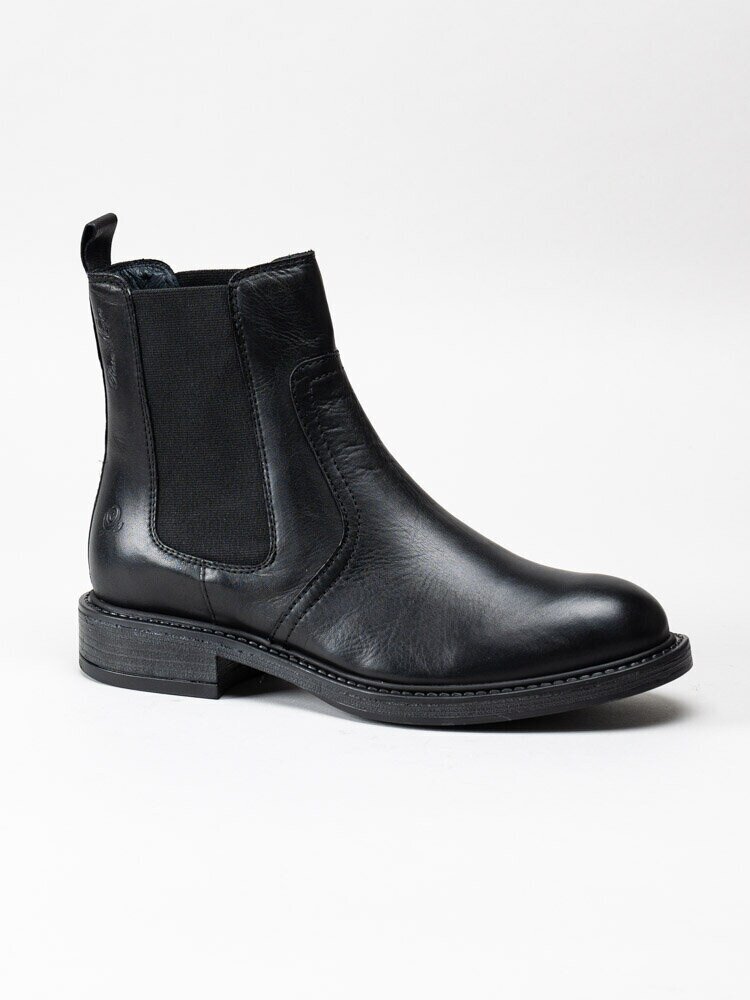 Rosa Negra - Svarta chelsea boots i skinn