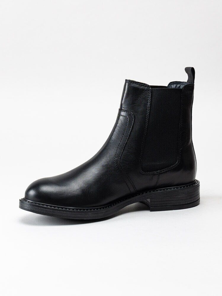 Rosa Negra - Svarta chelsea boots i skinn