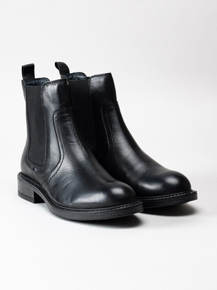 Rosa Negra - Svarta chelsea boots i skinn