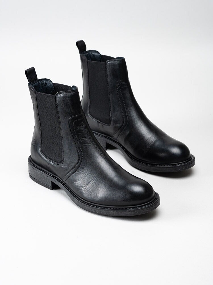 Rosa Negra - Svarta chelsea boots i skinn