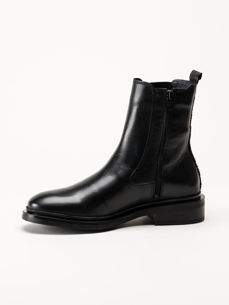 Rosa Negra - Svarta chelsea boots i skinn