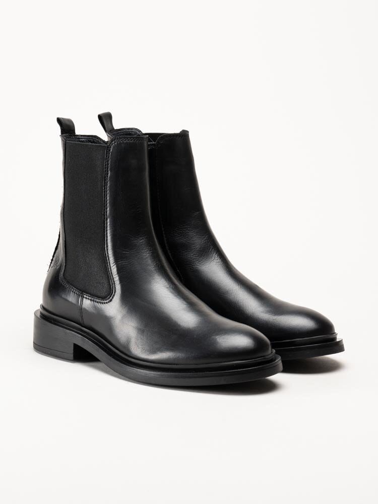 Rosa Negra - Svarta chelsea boots i skinn