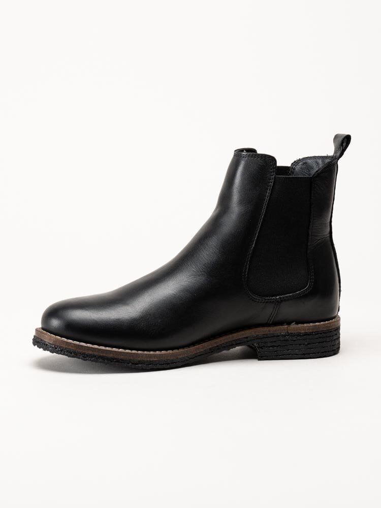 Rosa Negra - Svarta ullfodrade chelsea boots