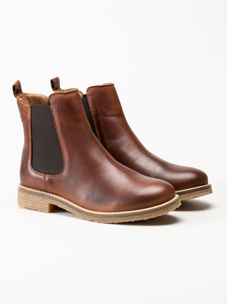 Rosa Negra - Bruna chelsea boots i skinn