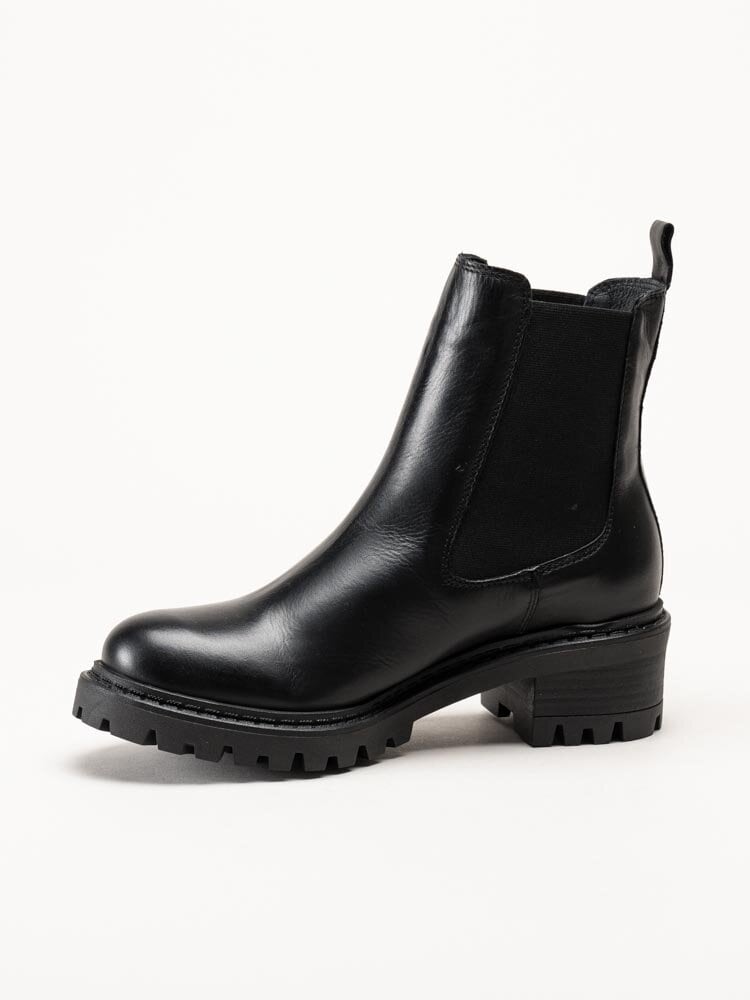 Rosa Negra - Svarta chelsea boots i skinn