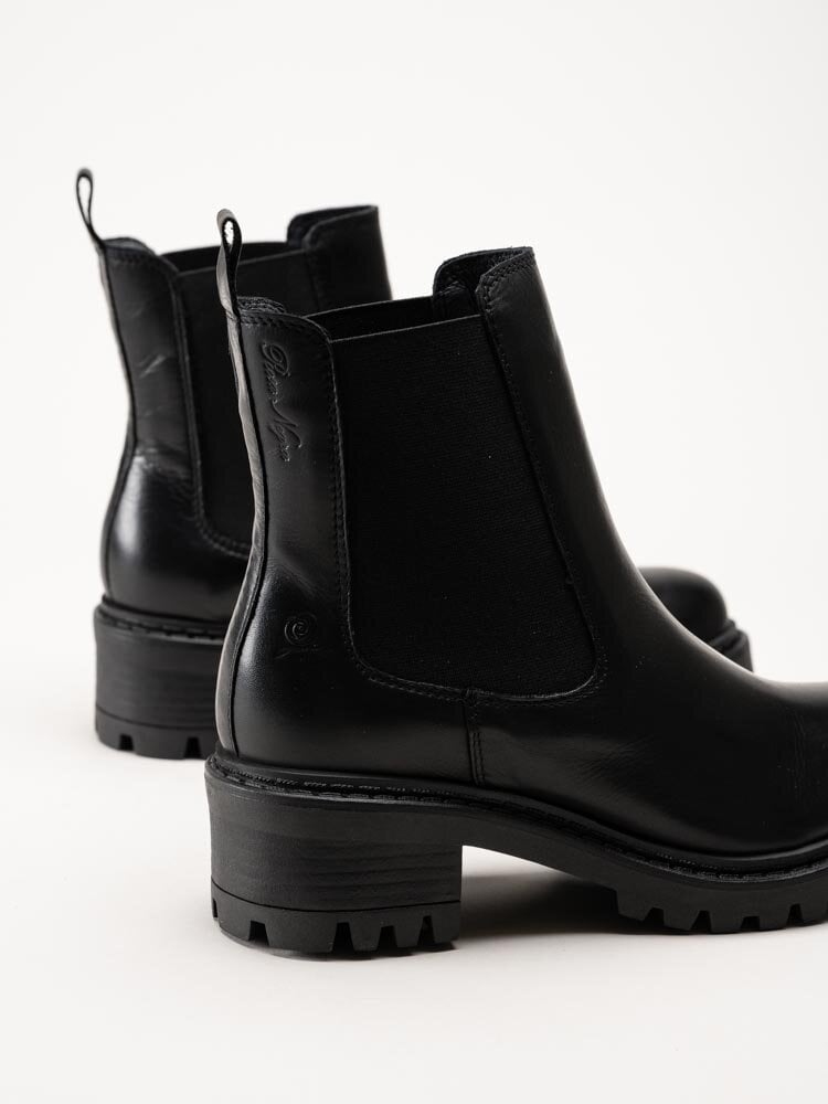 Rosa Negra - Svarta chelsea boots i skinn