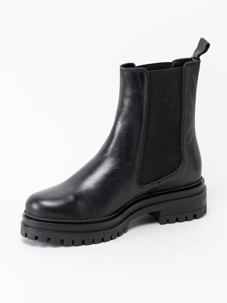 Rosa Negra - Svarta höga chelsea boots i skinn