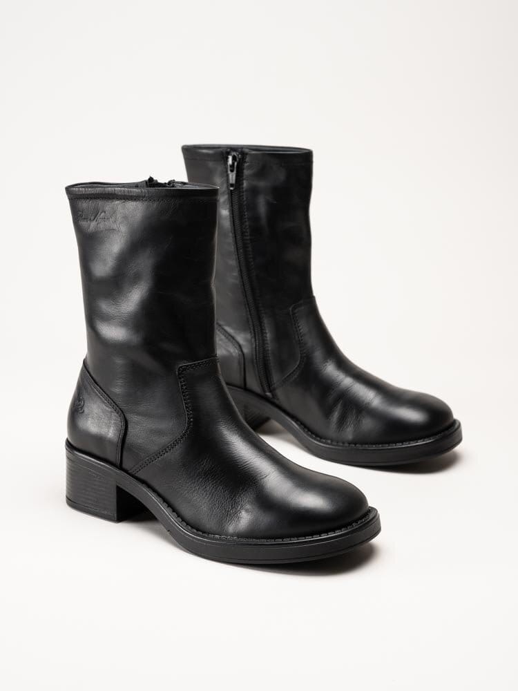 Rosa Negra - Svarta boots i skinn